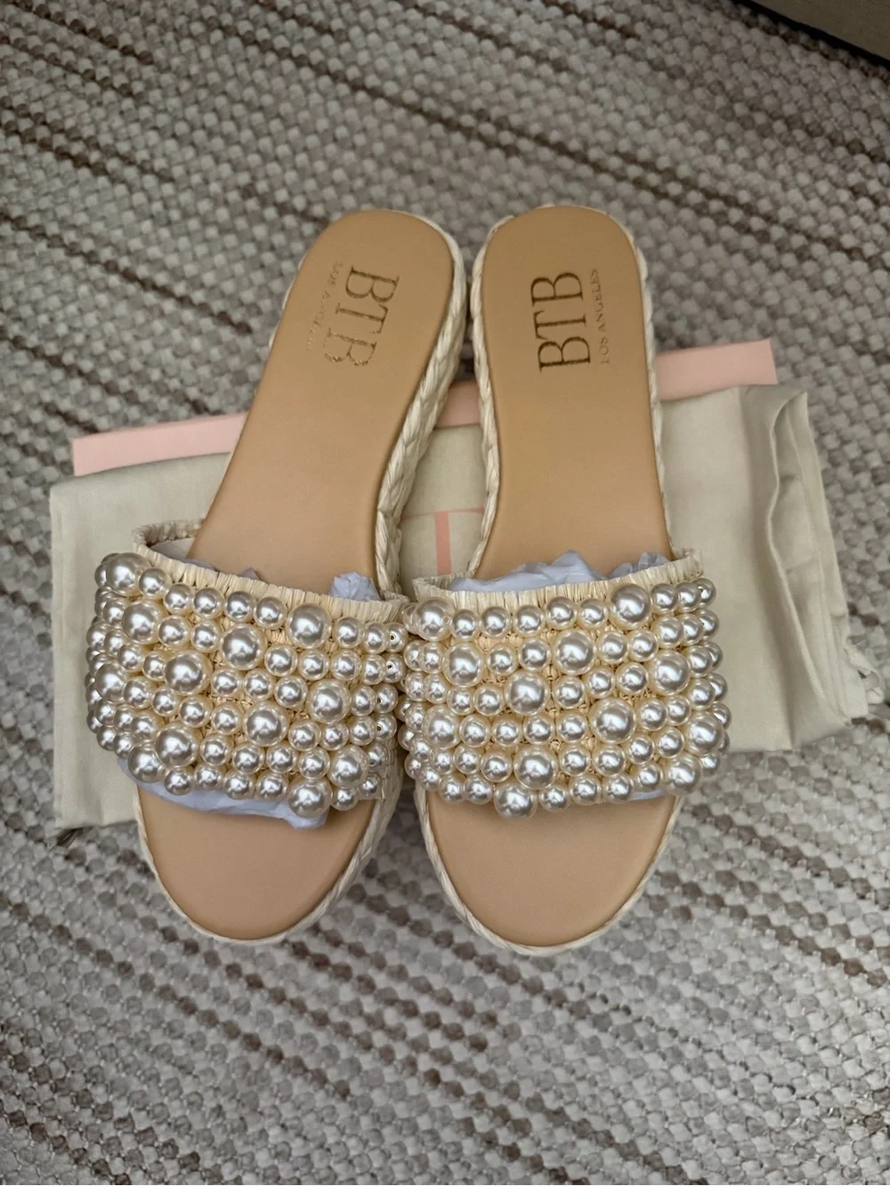 BTB Los Angeles MILOS PEARL ESPADRILLE SIZE:10